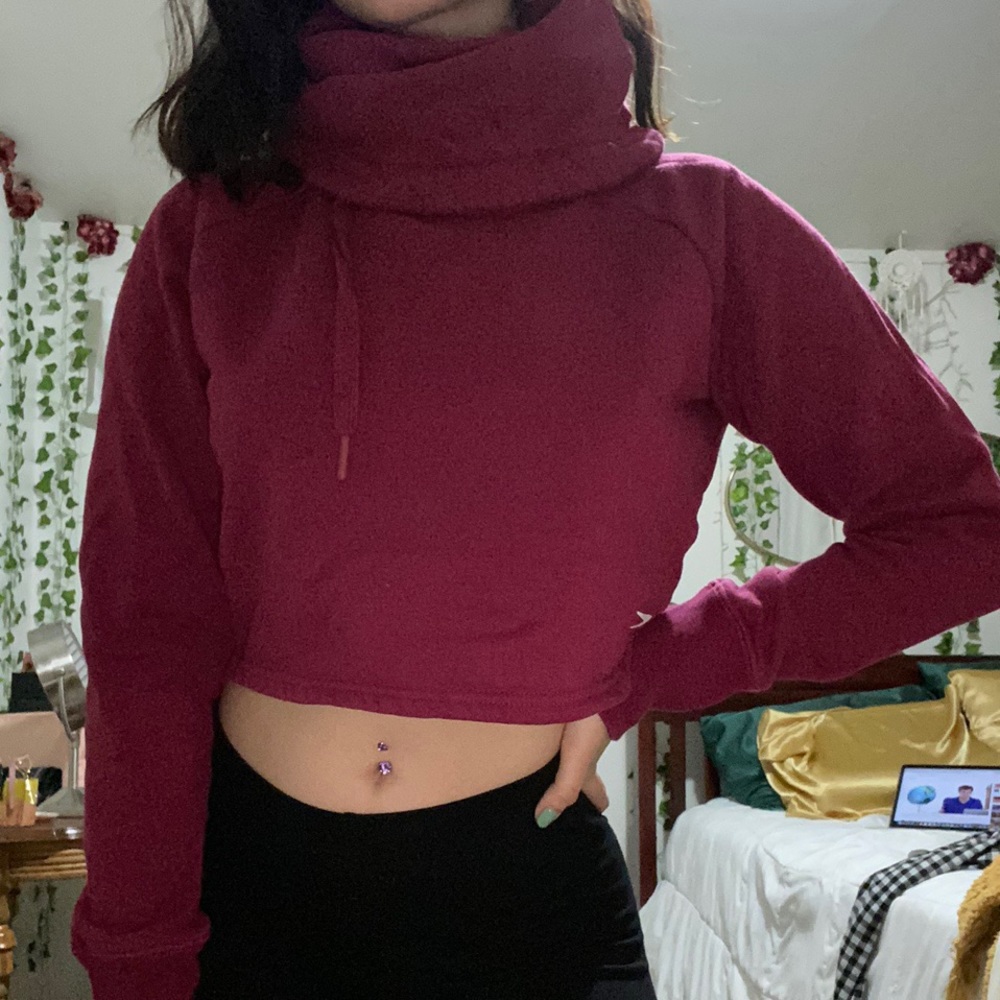 Gymshark Turtleneck Cropped Hoodie
